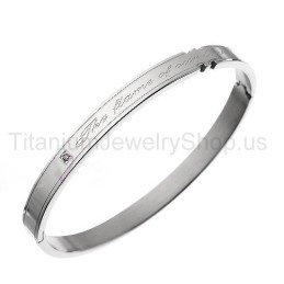 De Vlam Van Onze Liefde Titanium Liefhebbers Armbanden