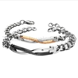 Ik Ben Geboren Om Van Je Te Houden Titanium Lovers-Armbanden
