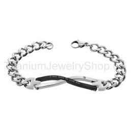 Ik Ben Geboren Om Van Je Te Houden Titanium Lovers-Armbanden
