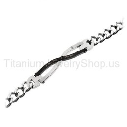 Ik Ben Geboren Om Van Je Te Houden Titanium Lovers-Armbanden