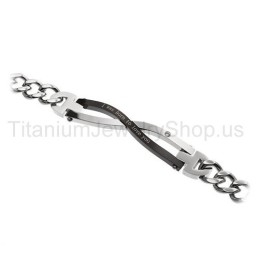 Ik Ben Geboren Om Van Je Te Houden Titanium Lovers-Armbanden