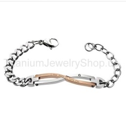 Ik Ben Geboren Om Van Je Te Houden Titanium Lovers-Armbanden