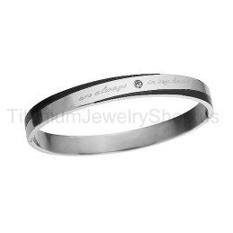 Je Bent Altijd In Mijn Hart Titanium Liefhebbers Armbanden