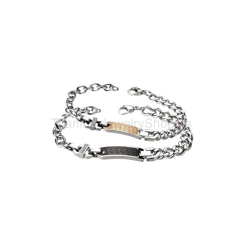 Titanium Lovers Armbanden
