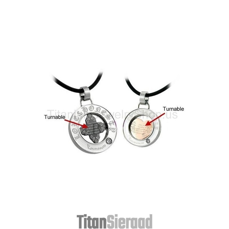 Draaibare Titanium Liefhebbershangers
