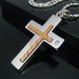 Cool Man Shining Cross Pure Titanium Hanger