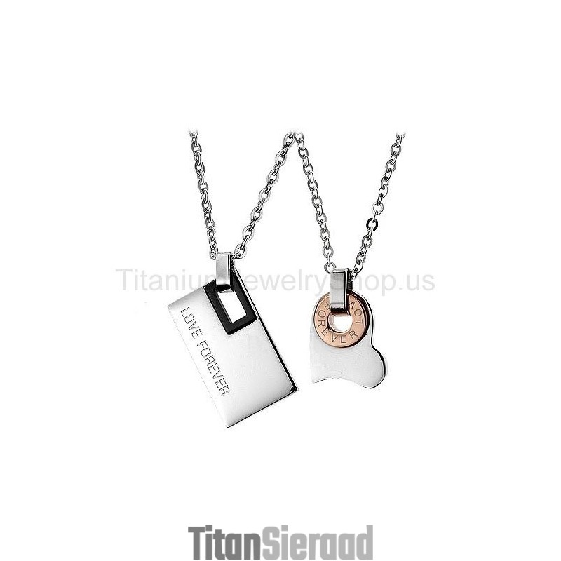 Liefde Voor Altijd Titanium Geliefden Hangers Liefde Voor Altijd Titanium Geliefden Hangers