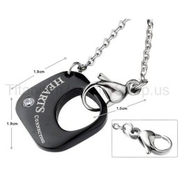 Harten Verbindende Titanium Geliefden Hangers