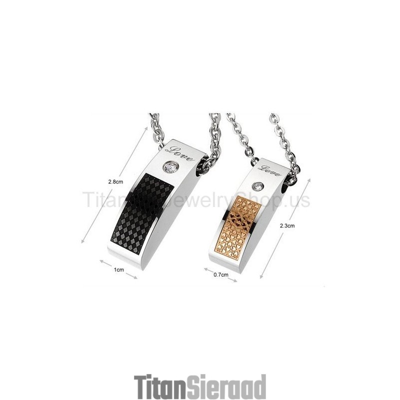 Liefde Titanium Lovers Hangers