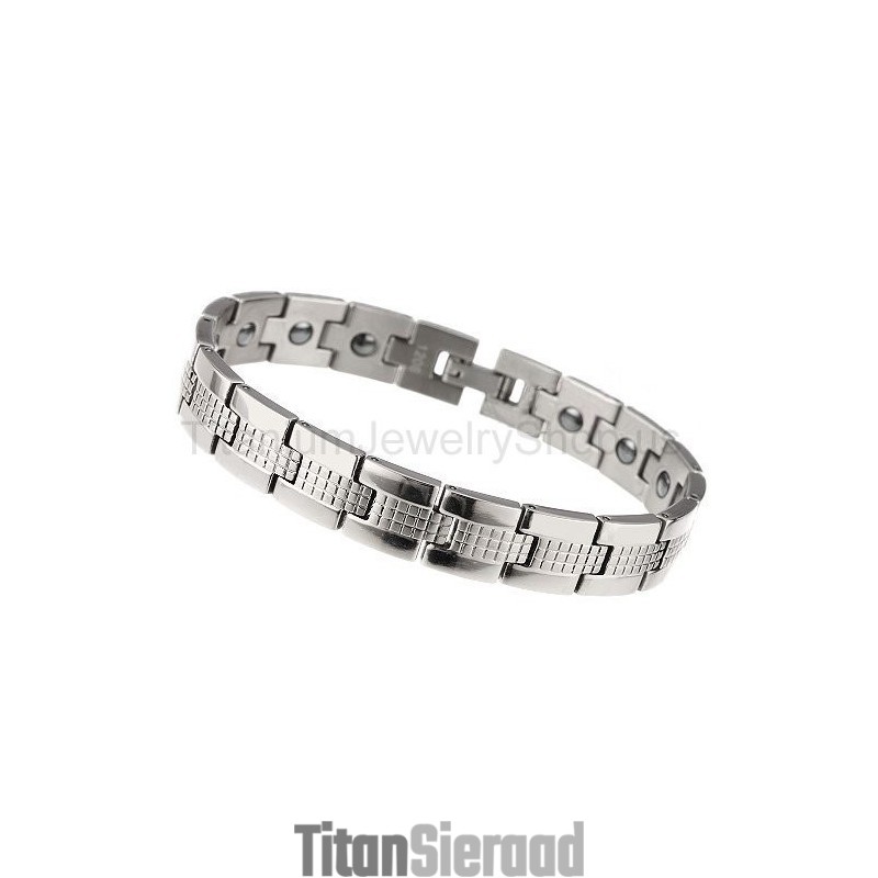 8,5 Inch Titanium Herenarmband