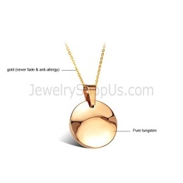 Roségouden Hoogglans Wolfraam Hanger Wx720