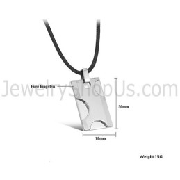 Wolfraam Zilveren Hanger C639