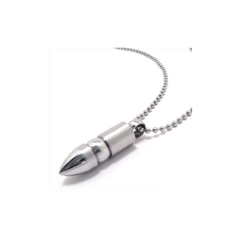 Edele Man Massief Kogel Zuiver Titanium Kettinghanger