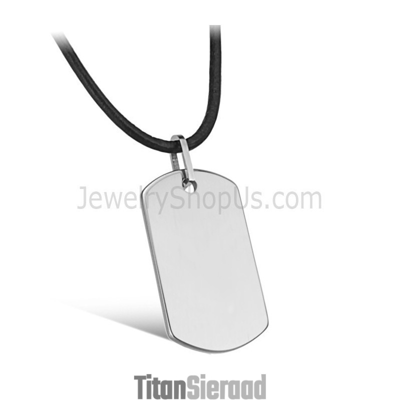 Zilveren Tungsten Tag Hanger C633