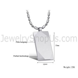 Rechthoekige Hanger Van Wolfraamzilver C638