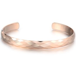 Tungsten Rosegoud Hoogglans Bangle C895
