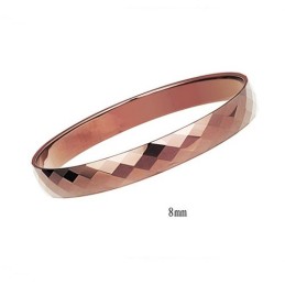 Tungsten Hoogglans Roségouden Armband Koppel Bangles C889