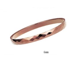 Tungsten Hoogglans Roségouden Armband Koppel Bangles C889