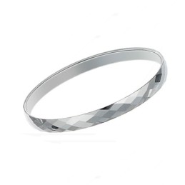 Zilveren Tungsten Hoogglans Koppel Bangles C890