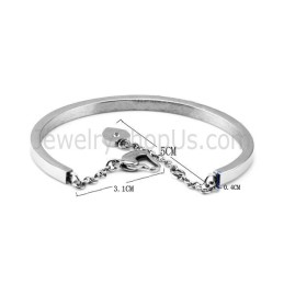 Tatanium Bangle Verstelbaar (Zwart, Zilver, Roségoud) Bg810