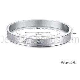 Tatanium "Love" Paar Armbanden Met Strass Steentjes C874