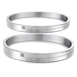 Tatanium "Endless Love" Paar Armbanden Met Strass Steentjes C870