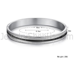 Tatanium Roségouden En Zwarte Armbanden Voor Koppels C869