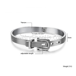 Tatanium Riemarmband Met Verstelbare Lengte C969