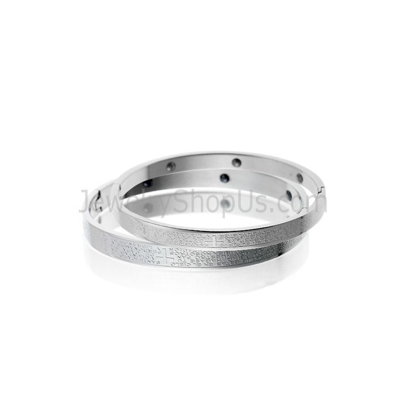 Tatanium Cross Magnetische Energie Gezondheidspaar Armbanden C716
