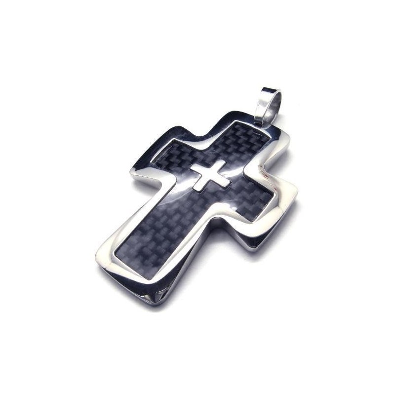 Cool Man Cross S Stalen Hanger Zonder Ketting En Doos Cool Man Cross S Stalen Hanger Zonder Ketting En Doos