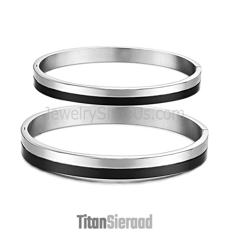 Tatanium Black En Koppel Armbanden C822 Tatanium Black En Koppel Armbanden C822