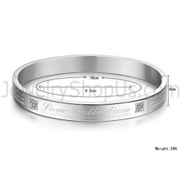 Tatanium "Love Collection" Paar Armbanden Met Strass Steentjes C849