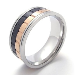 Gekleurde Titanium Ring