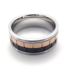 Gekleurde Titanium Ring