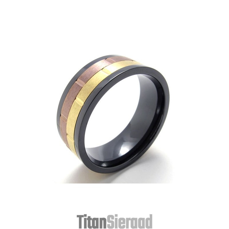 Gekleurde Titanium Ring Gekleurde Titanium Ring