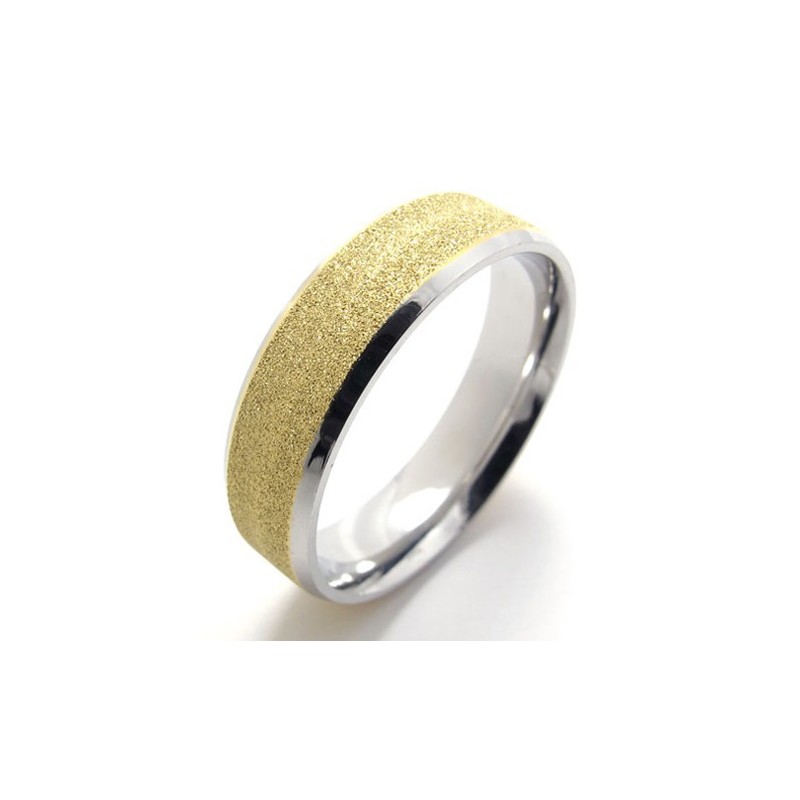 Gekleurde Parel Titanium Ring