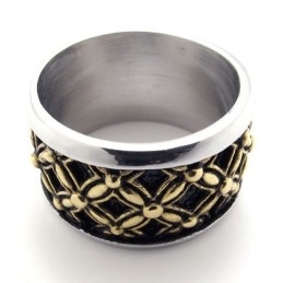 Gekleurde Vintage Titanium Ring