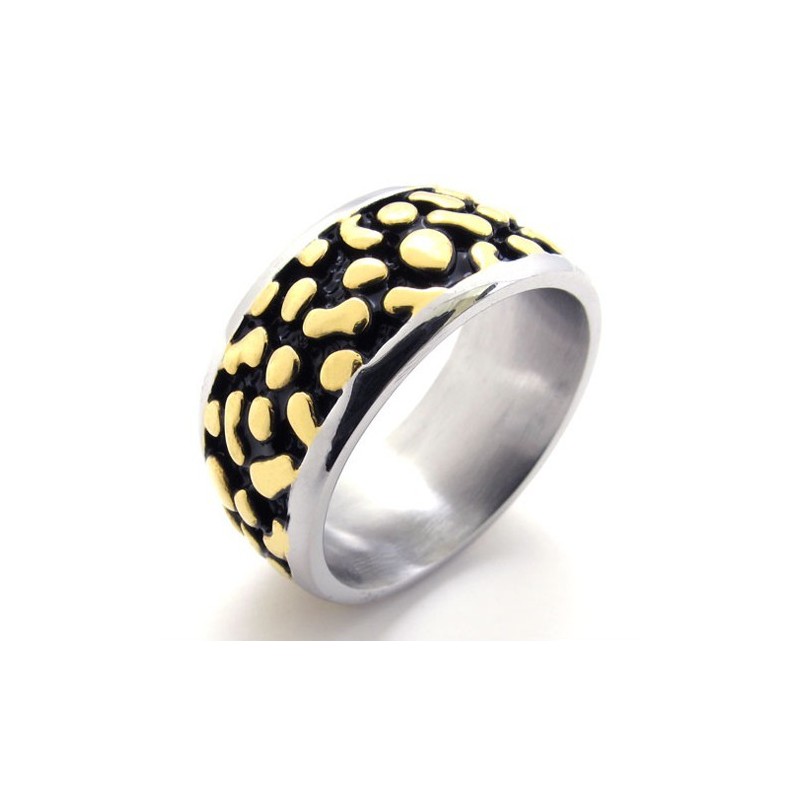 Gouden Vintage Titanium Ring Gouden Vintage Titanium Ring