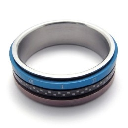 Gekleurde Titanium Ring