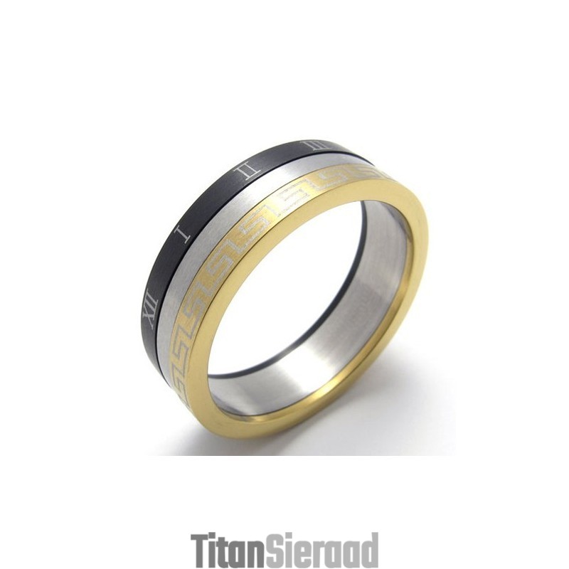 Gekleurde Titanium Ring Gekleurde Titanium Ring
