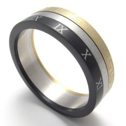 Gekleurde Titanium Ring