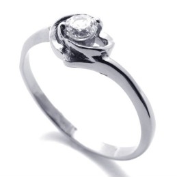 Diamanten Titanium Ring Voor Vrouwen