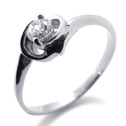 Diamanten Titanium Ring Voor Vrouwen