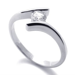 Diamanten Titanium Ring Voor Vrouwen