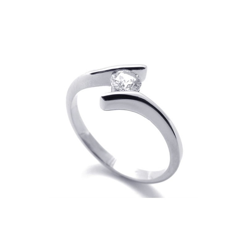 Diamanten Titanium Ring Voor Vrouwen