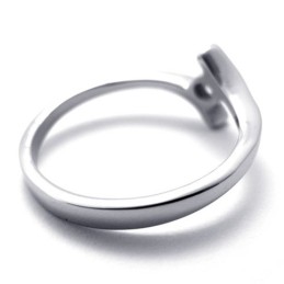 Diamanten Titanium Ring Voor Vrouwen