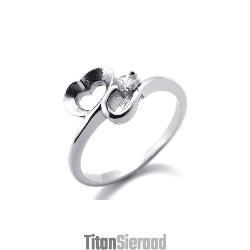 Diamanten Dames Titanium Ring Diamanten Dames Titanium Ring