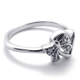 Diamanten Titanium Ring Voor Vrouwen