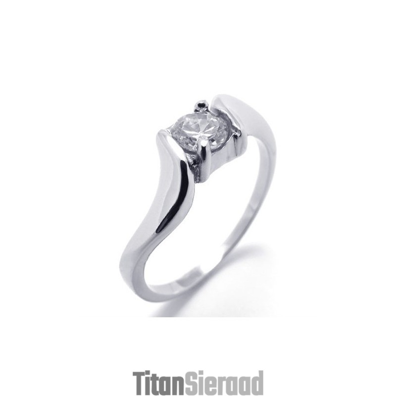 Diamanten Dames Titanium Ring Diamanten Dames Titanium Ring