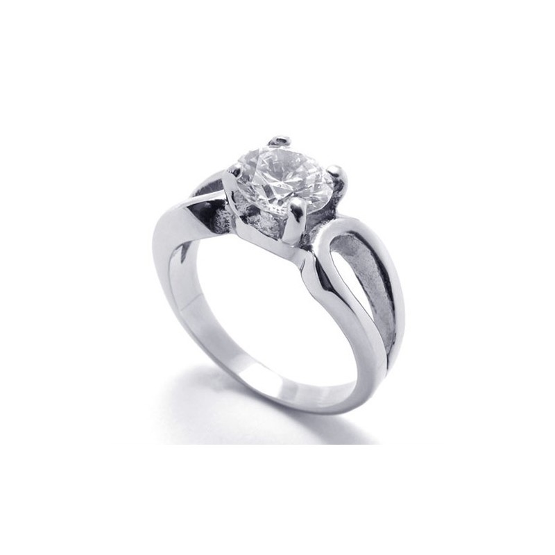 Dames Diamanten Titanium Ring Dames Diamanten Titanium Ring